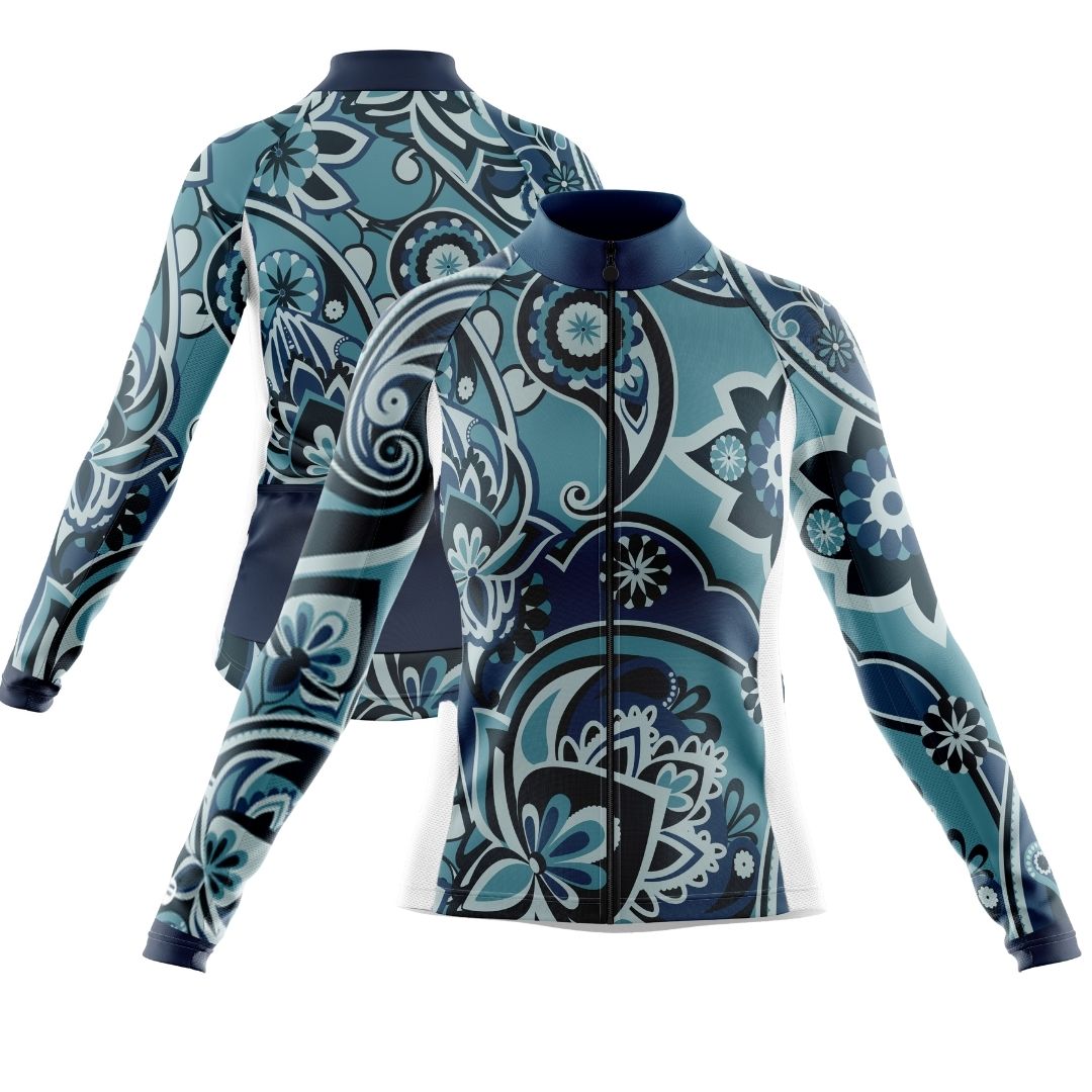 Blue Oasis | Women's Long Sleeve Cycling Jersey
