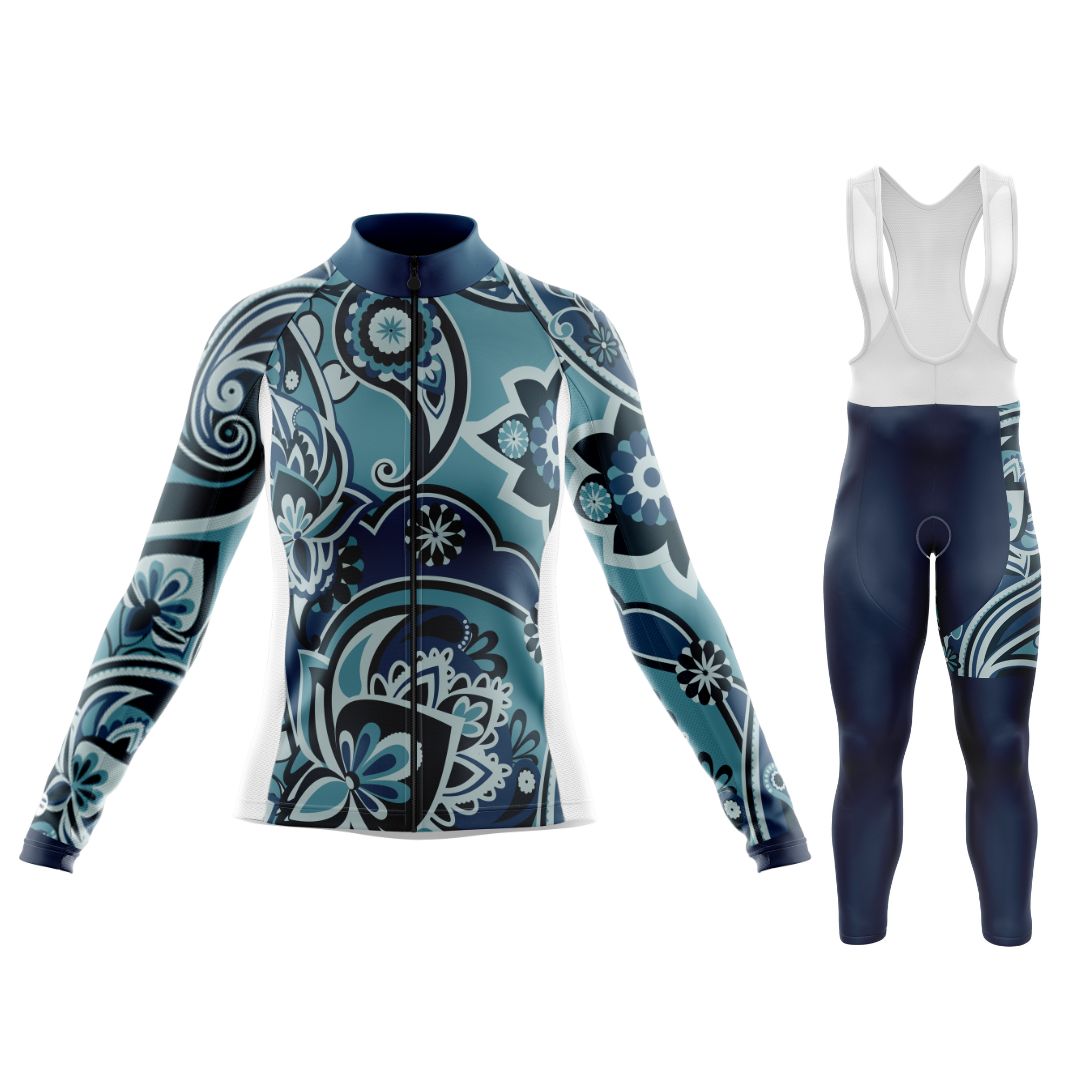 Blue Oasis | Women's Long Sleeve Cycling Set