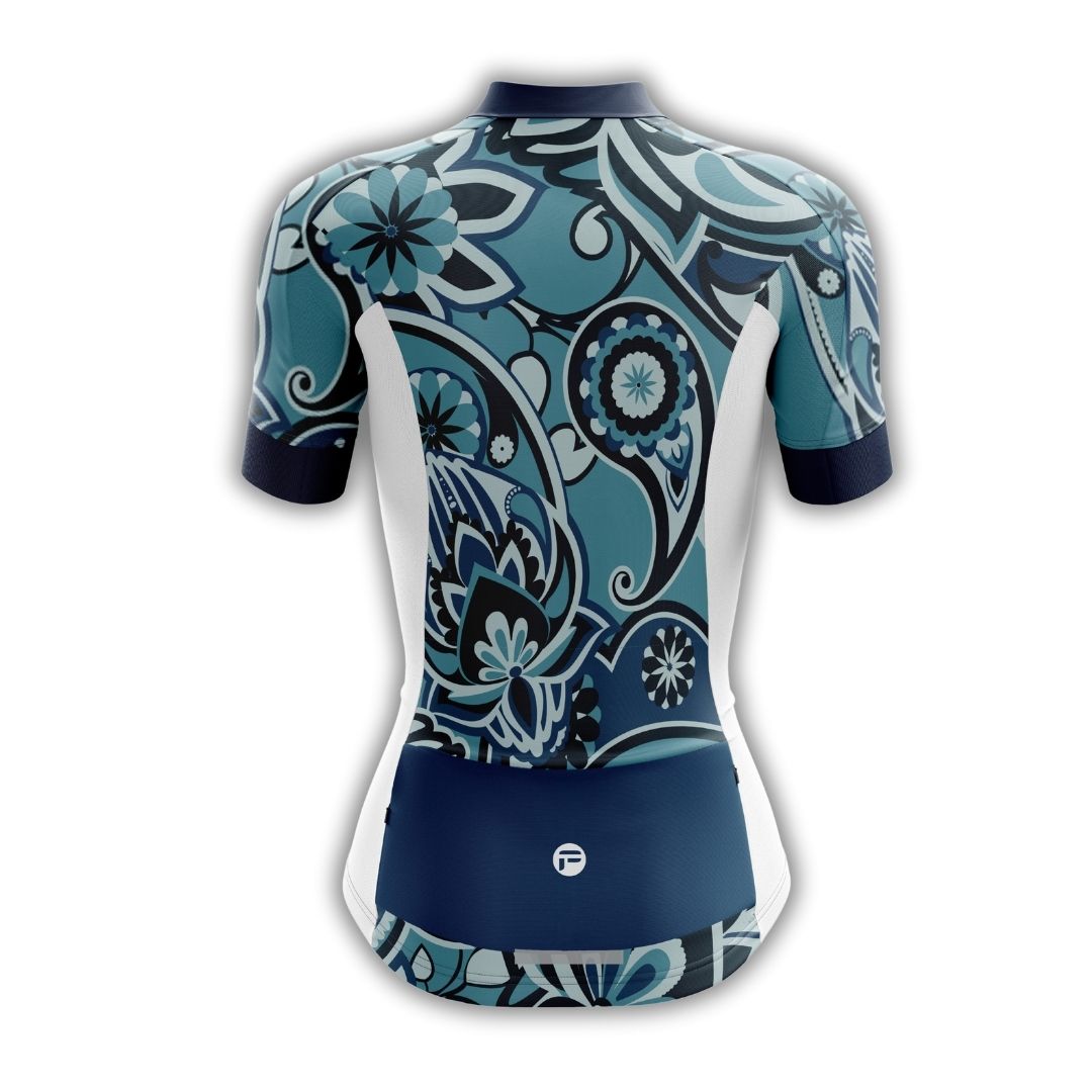 Blue Oasis | Women's Short Sleeve Cycling Set