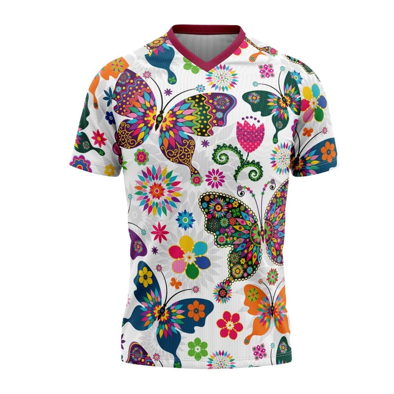 Embrace the freedom of the trails with the Butterfly Flutter short-sleeve MTB jersey.