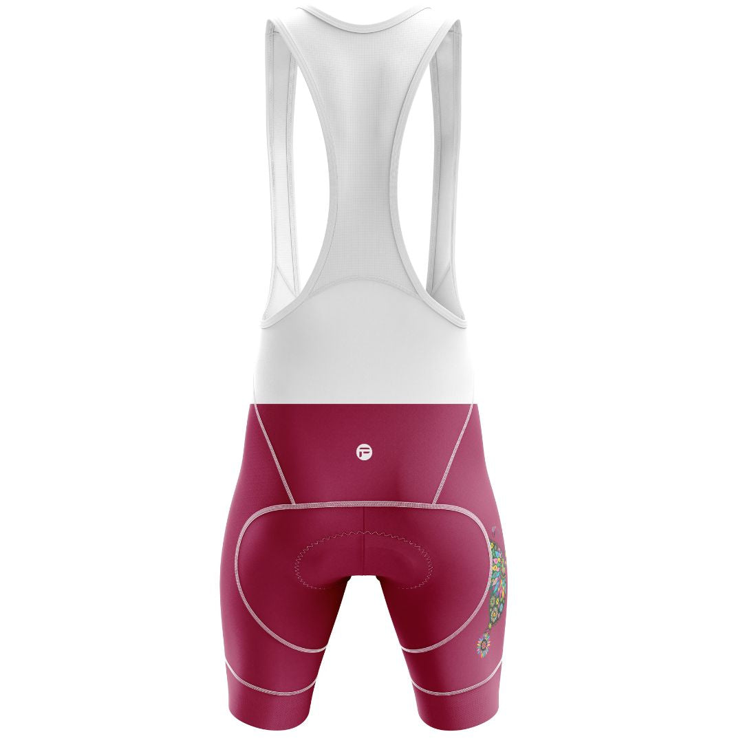 Butterfly Flutter | Women's Cycling Bib Shorts Back