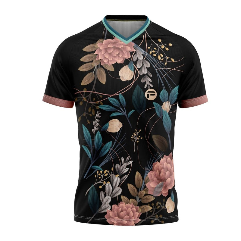 Embrace the spirit of adventure with the Exotic Spring short-sleeve MTB jersey.