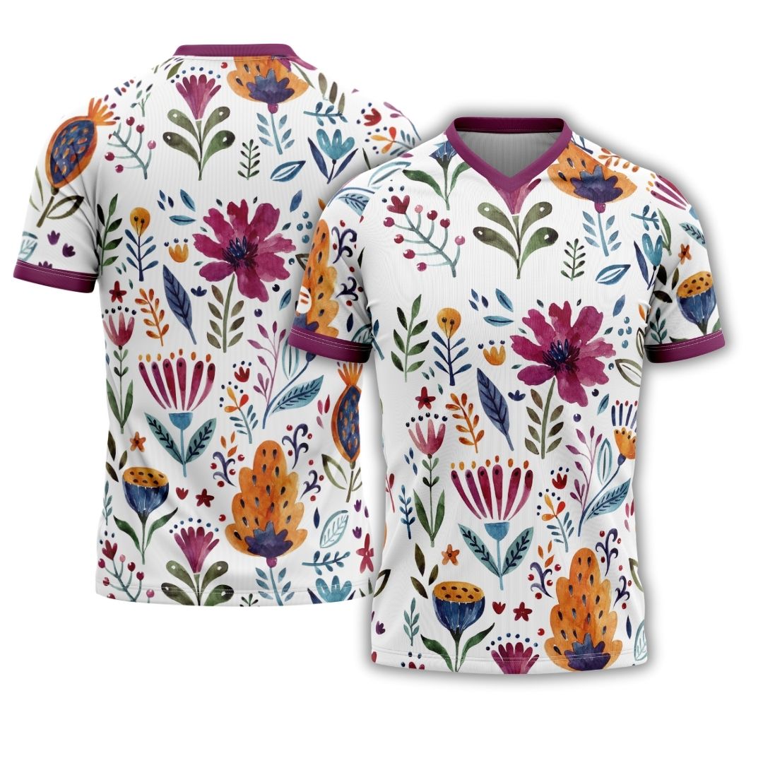 Experience nature's beauty on every ride with the Garden Art MTB jersey. Moisture-wicking fabric, short sleeves, and a stunning floral design.