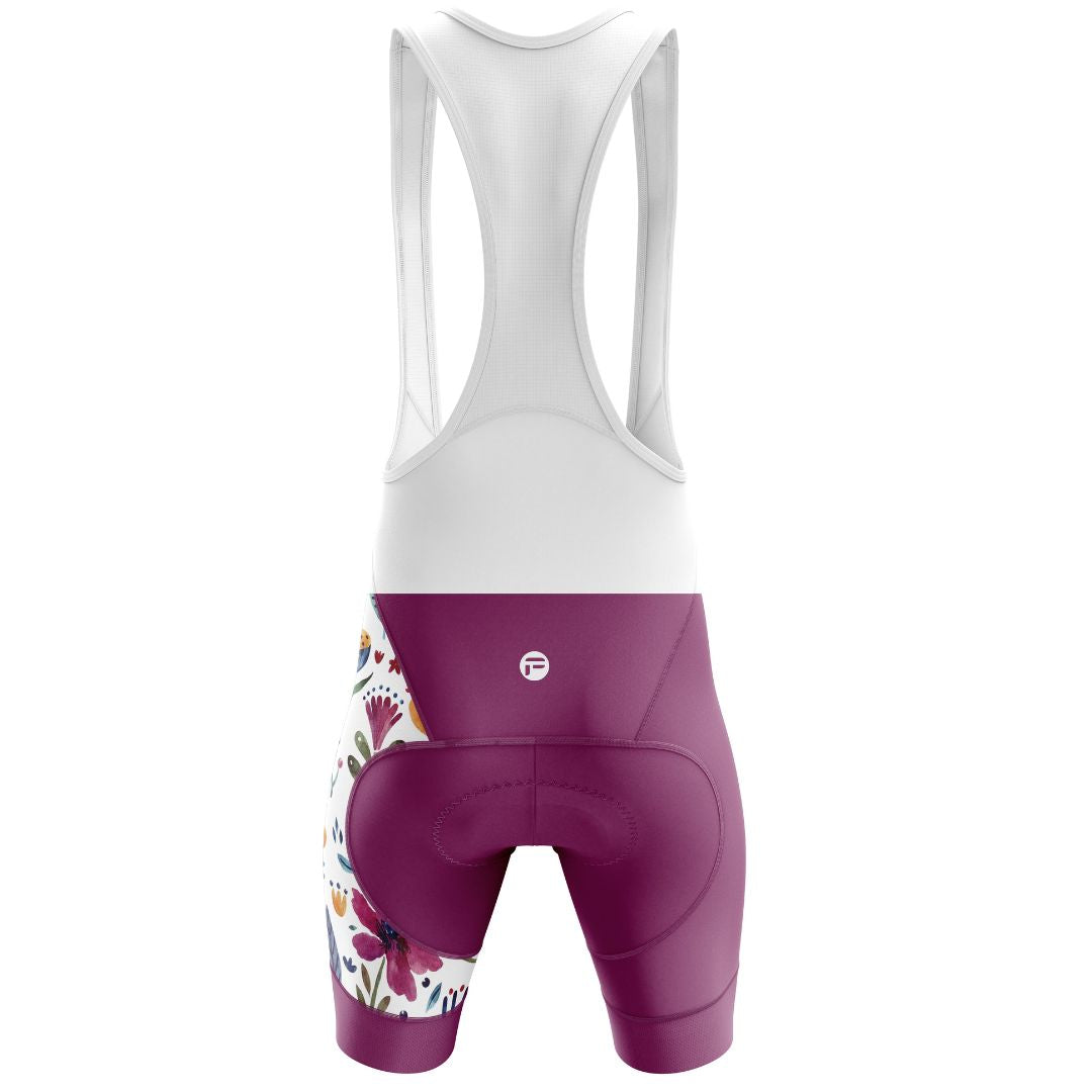Garden Art Men's Cycling Kit featuring vibrant floral design