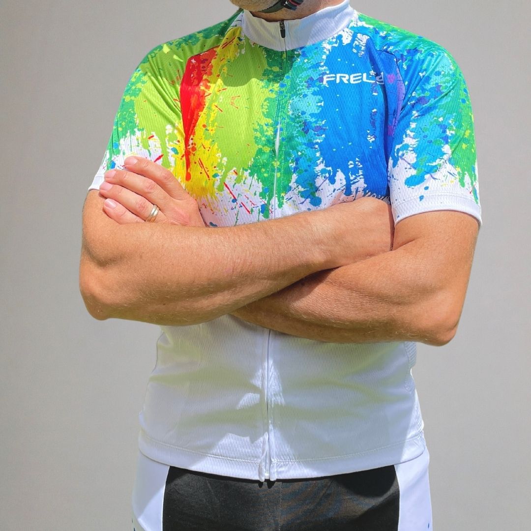 Graffiti Short Cycling Jersey | Men's Top Pick