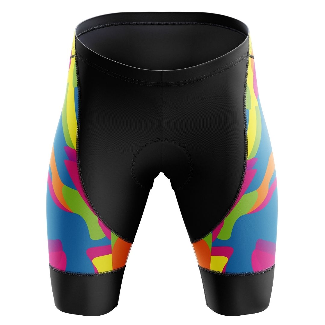 Harmony Hues | Men's Cycling Shorts Front Image