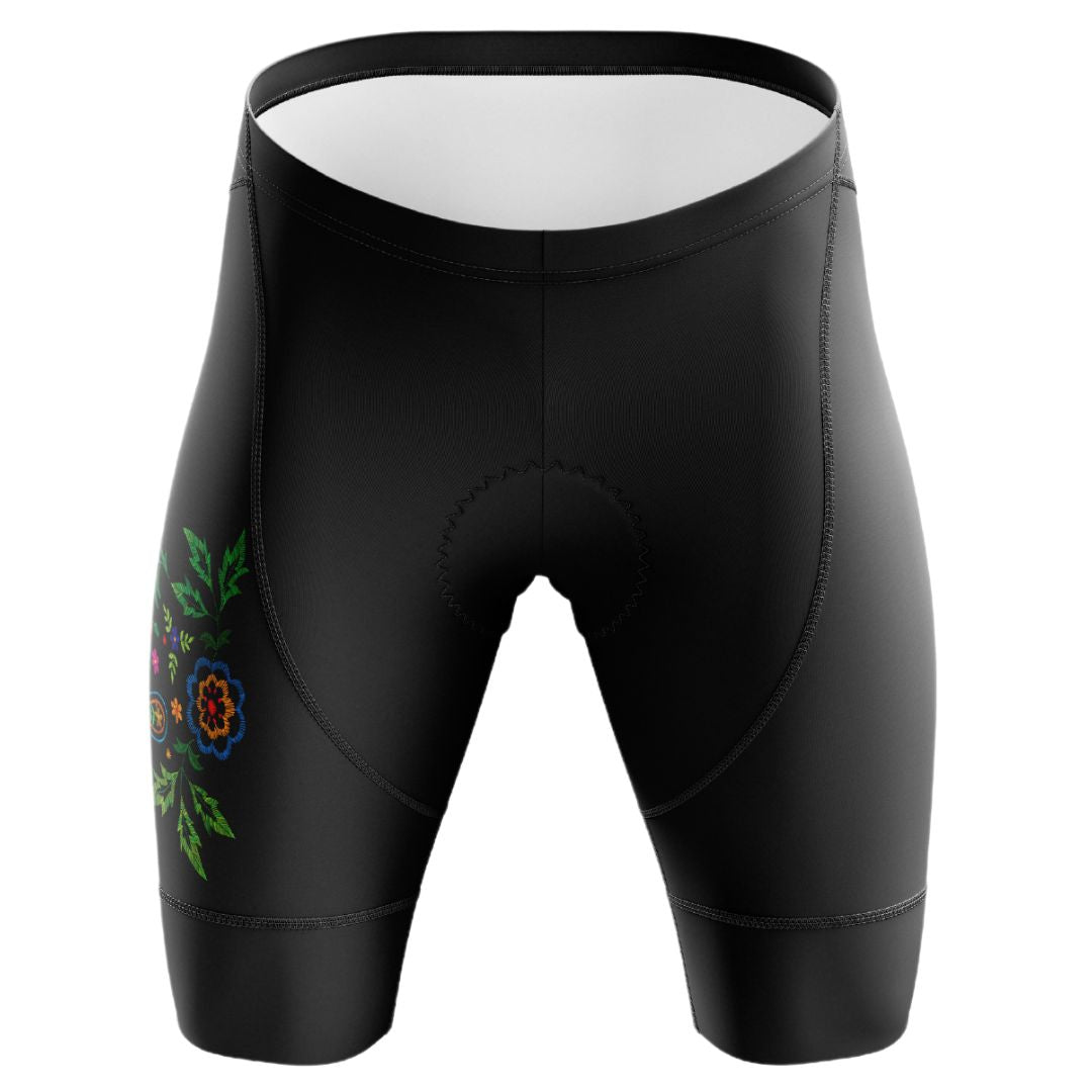 Midnight Bloom| Women's cycling Shorts