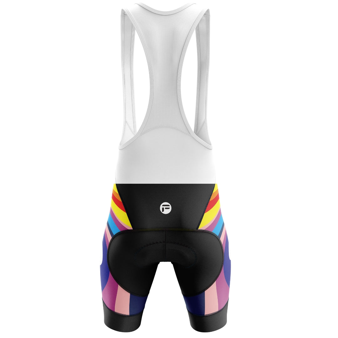 Colorful cycling set with a spectrum of hues, called 'My Rainbow Sprint"