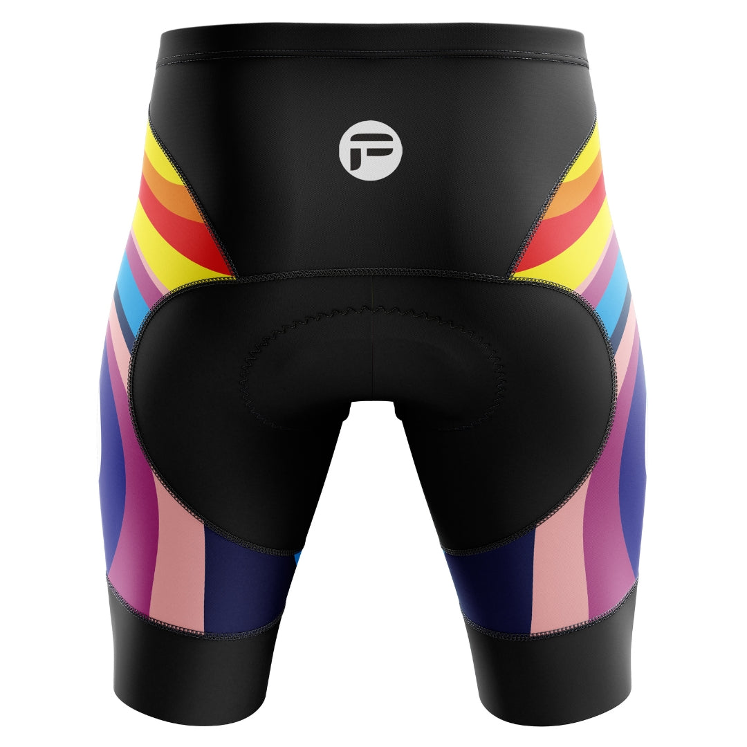Colorful cycling set with a spectrum of hues, called 'My Rainbow Sprint"