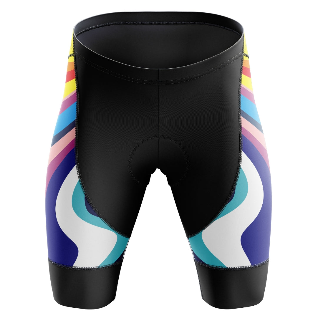 Colorful cycling set with a spectrum of hues, called 'My Rainbow Sprint"