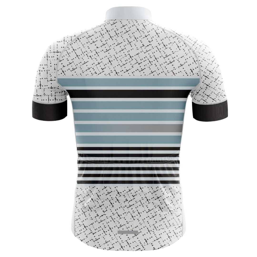 Neo Stripes men's short sleeve cycling jersey with an ergonomic fit and lightweight material for speed and comfort on every ride.