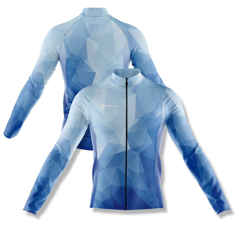 Ocean Blue | Men's Long Sleeve Cycling Jersey