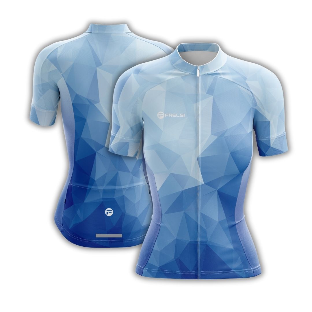 Ocean Blue | Women's Short Sleeve Cycling Set