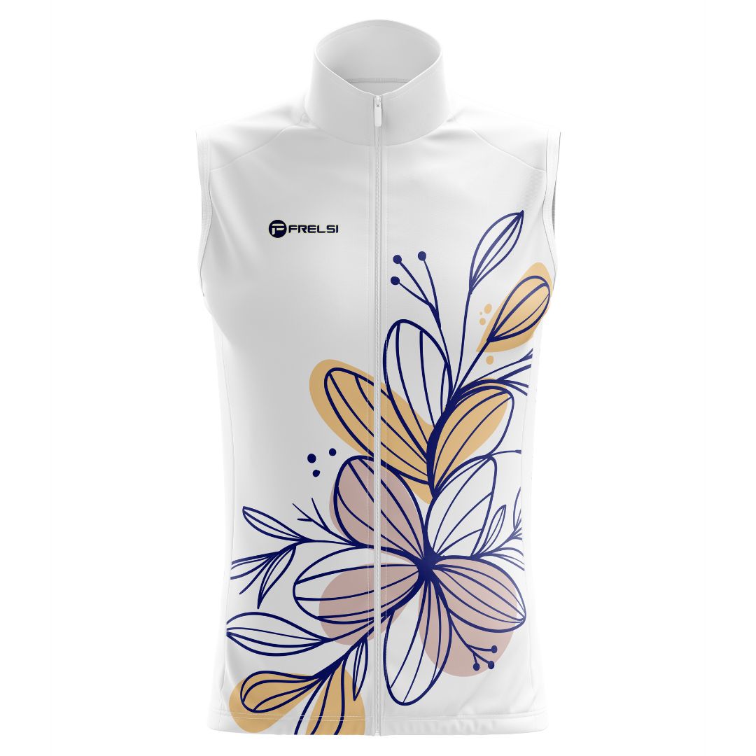 Maillot ciclista sin mangas Petal Power