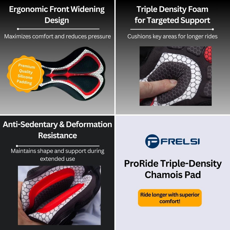 Pro Ride Chamois Pad - Ride Longer with Superior Comfort and support