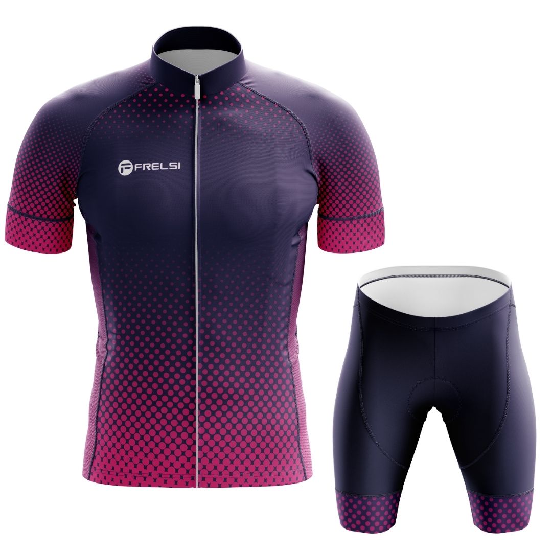 Purple Dot Ride | Men's Short Sleeve Cycling Set