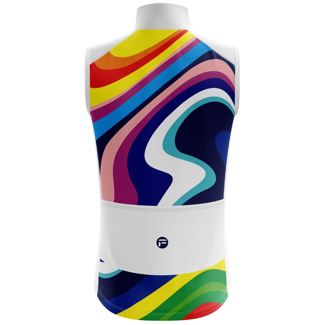 Rainbow Sprinter Sleeveless Cycling Jersey