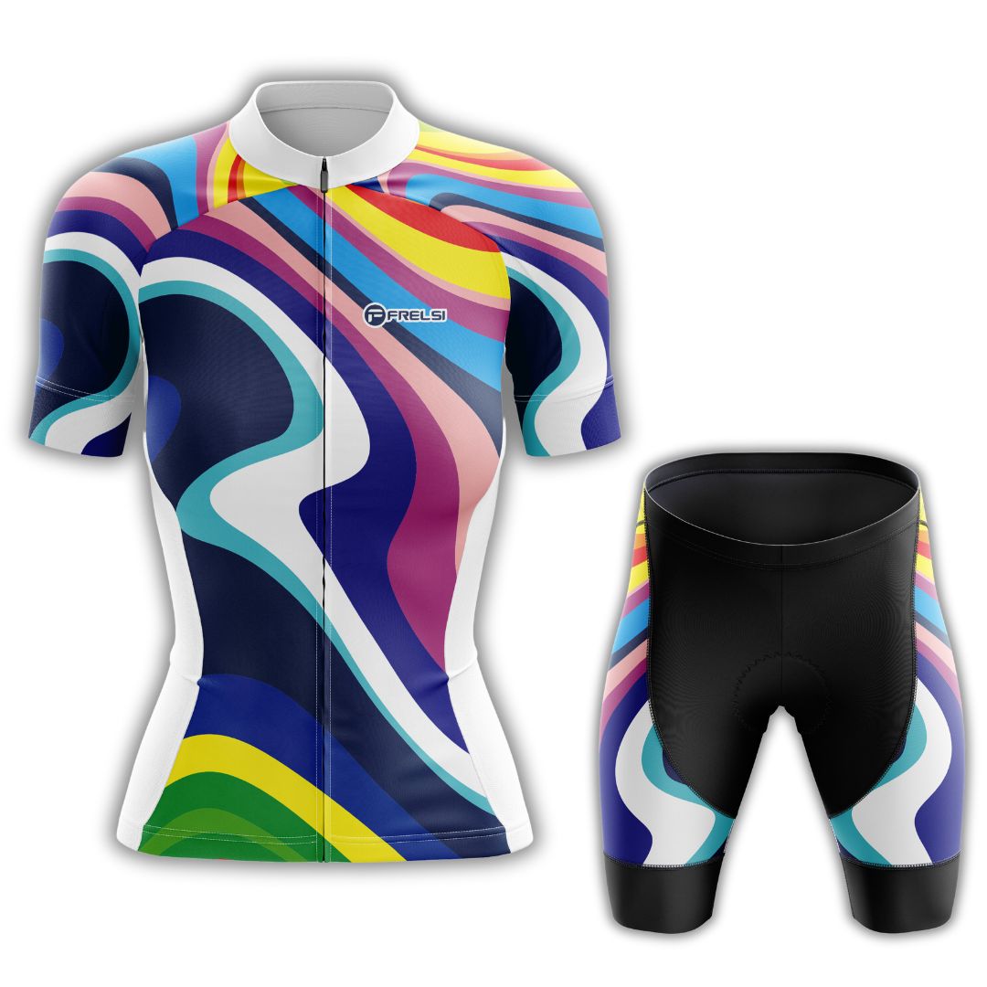 Rainbow Sprinter | Women's Short Sleeve Cycling Set