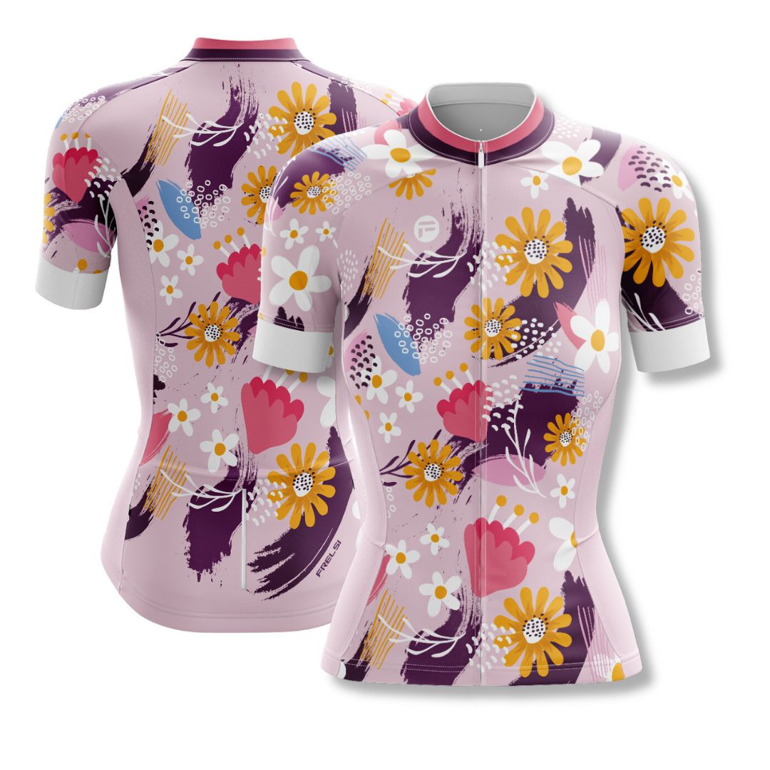 Spring Bloom | Women's Short Sleeve Cycling Jersey