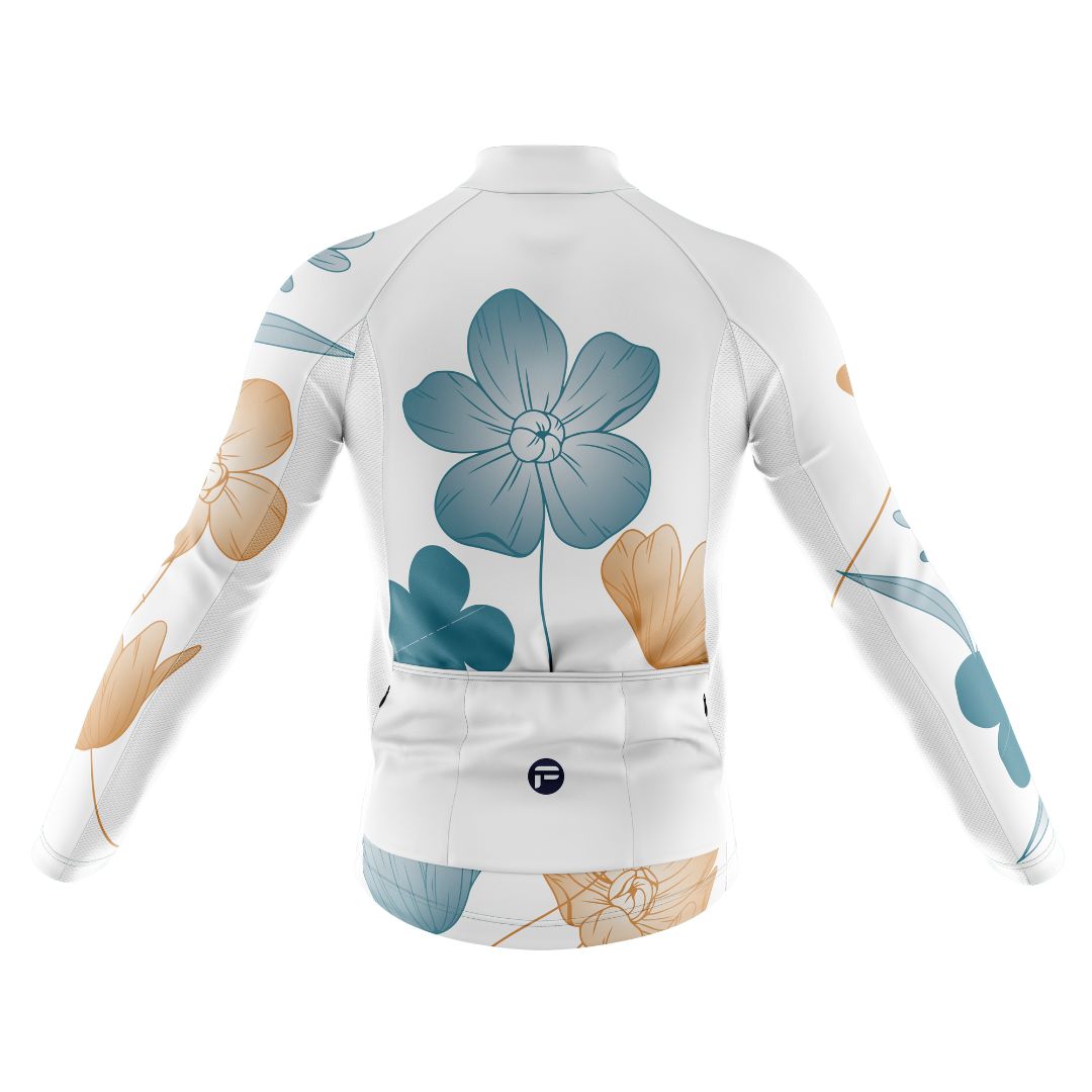 The Beauty of Livermere | Long Sleeve Cycling Jersey Back Image