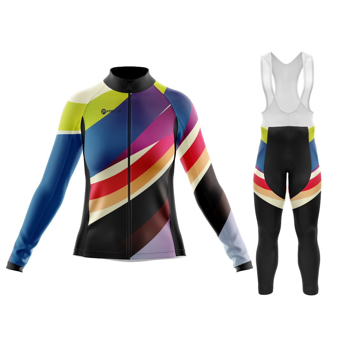Thunderbolt Racer | Women's Long Sleeve Cycling Set