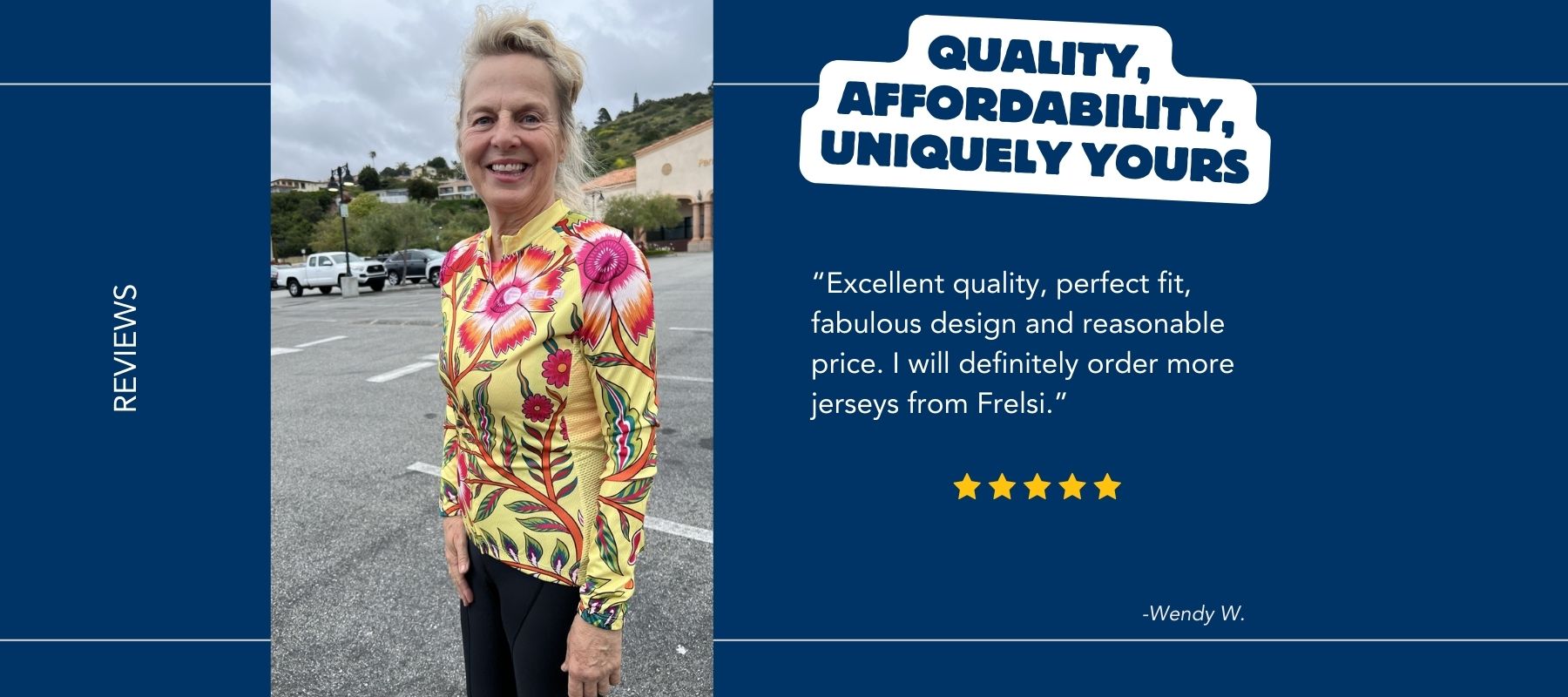 Look stylish and feel comfortable on the bike with our 5-star rated "wildflower Ride" - Top Quality Cycling Jersey Review