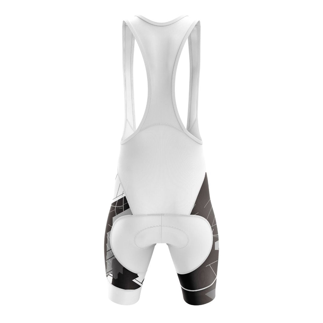 cycling bib tights with a modern blending urban aesthetics with cycling functionality.