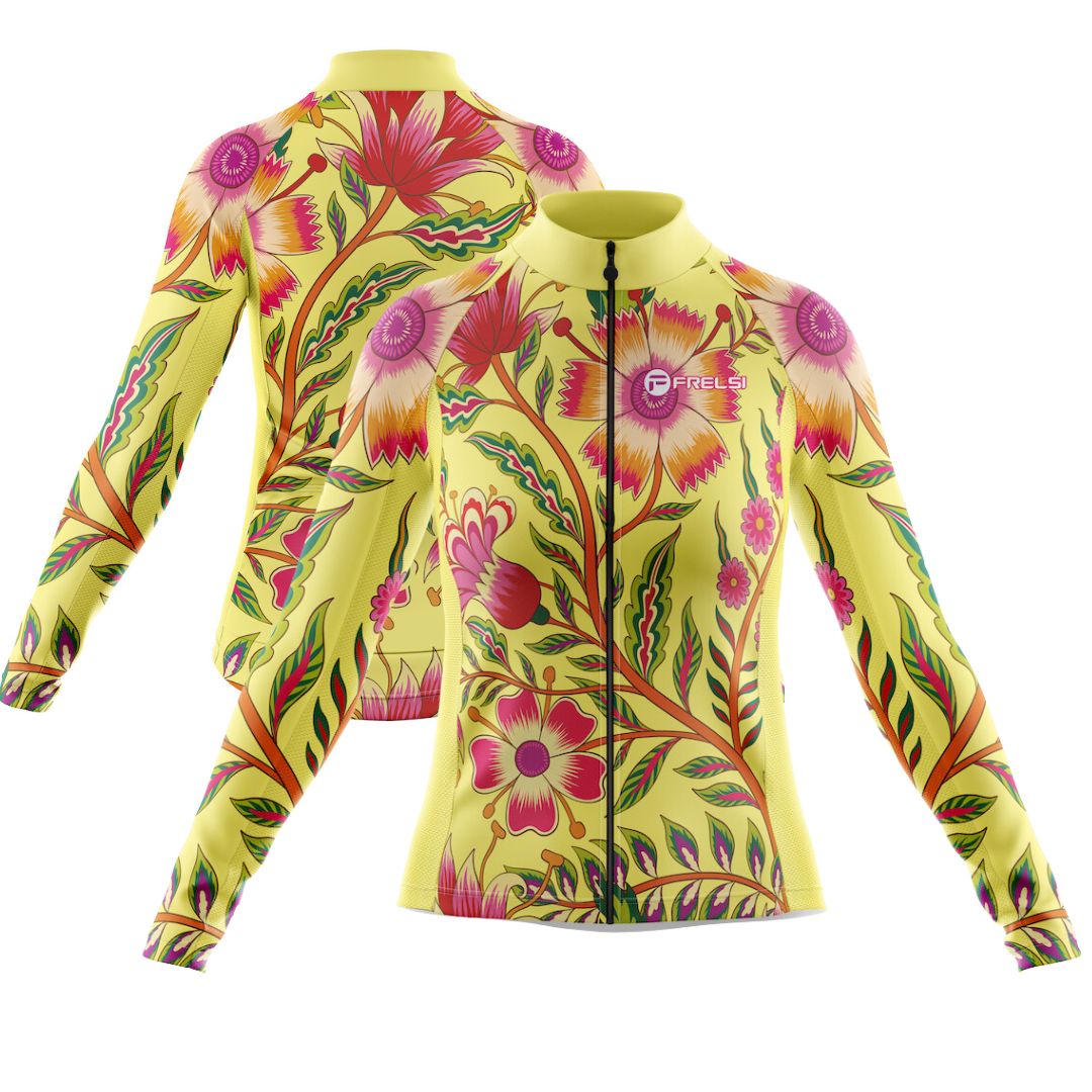 Conjunto de ciclismo de manga larga para mujer Wildflower Ride