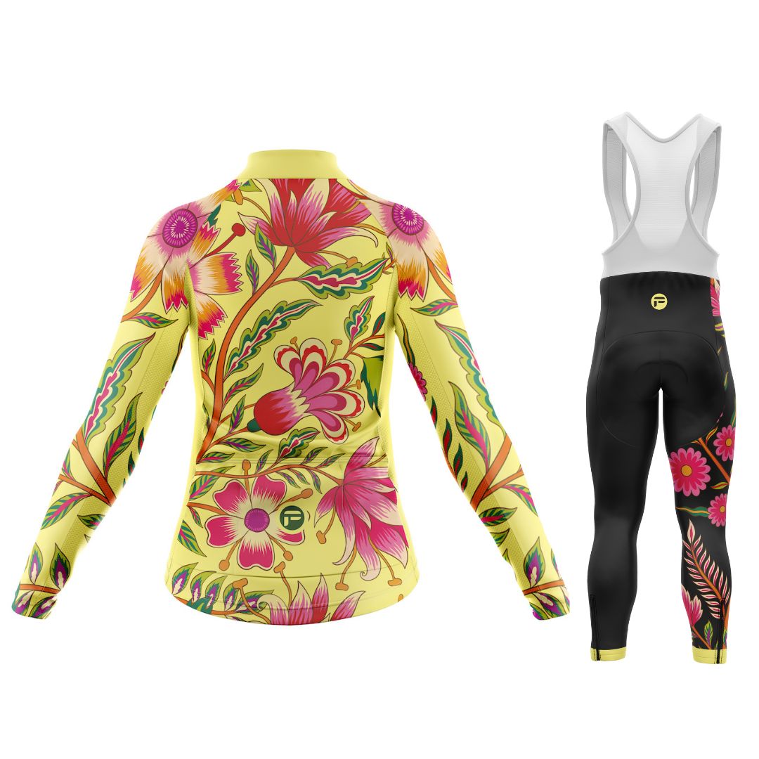 Conjunto de ciclismo de manga larga para mujer Wildflower Ride