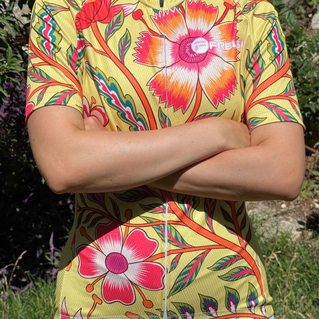 Women's Cycling Jerseys | WIldflower Ride Jersey Cover