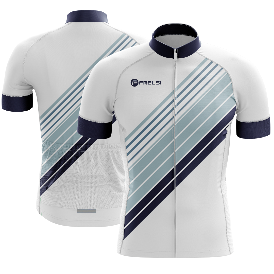Camiseta de ciclismo de manga corta para hombre Zenith Stripes