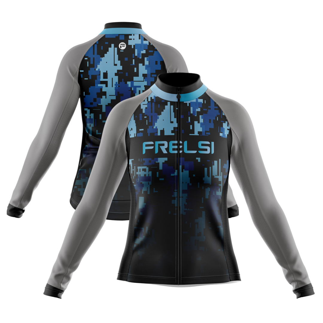 Blue Camouflage | Frelsi Cycling Jersey