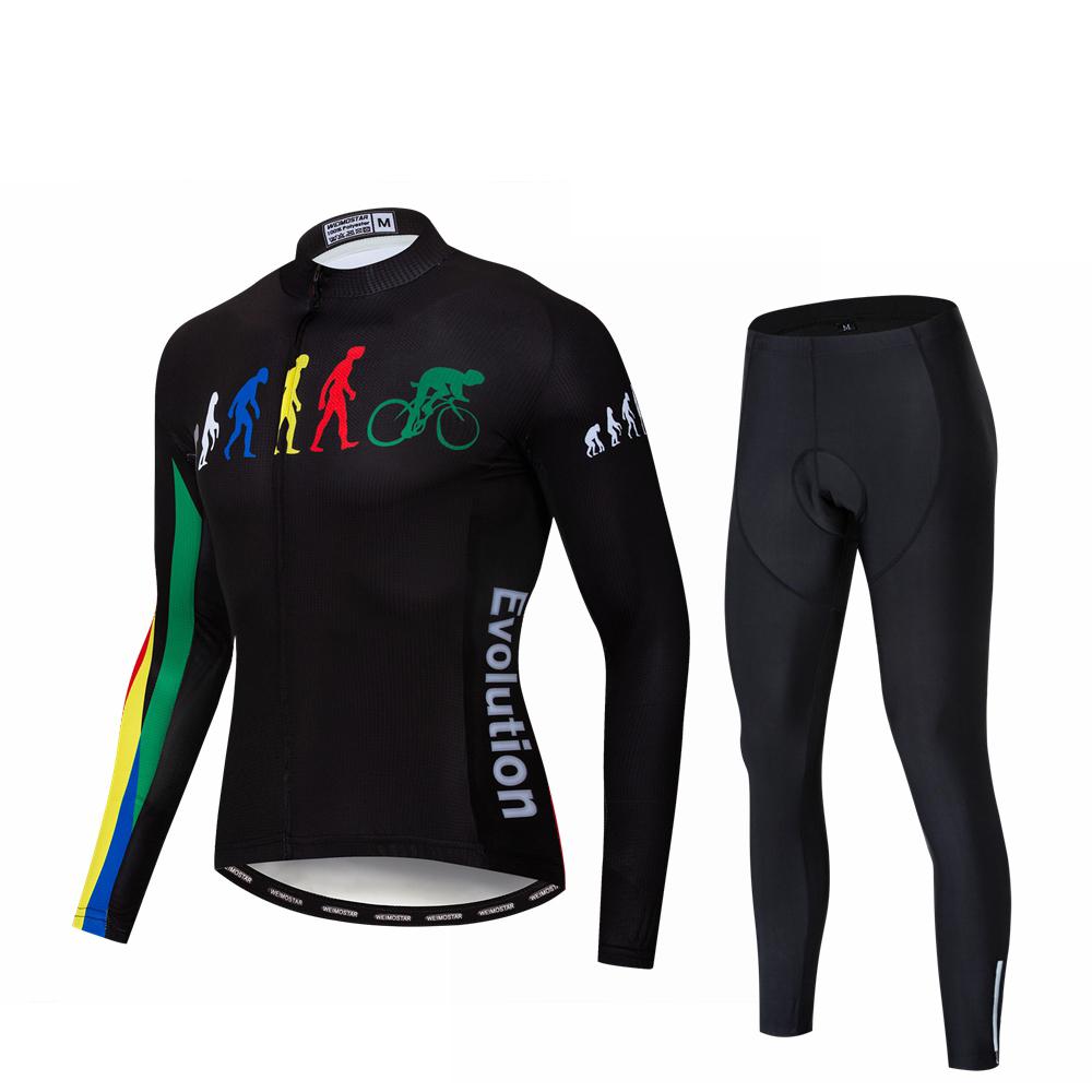 Evolution Long Sleeve Cycling Jersey Set Online