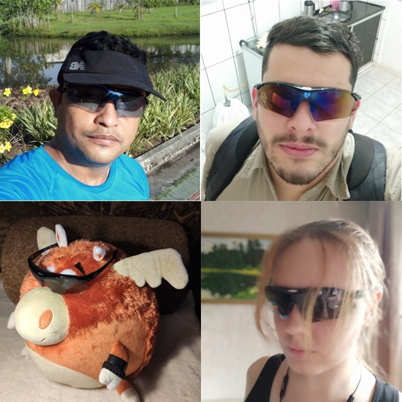 Polarized Sport Sunglasses with 5 Lenses