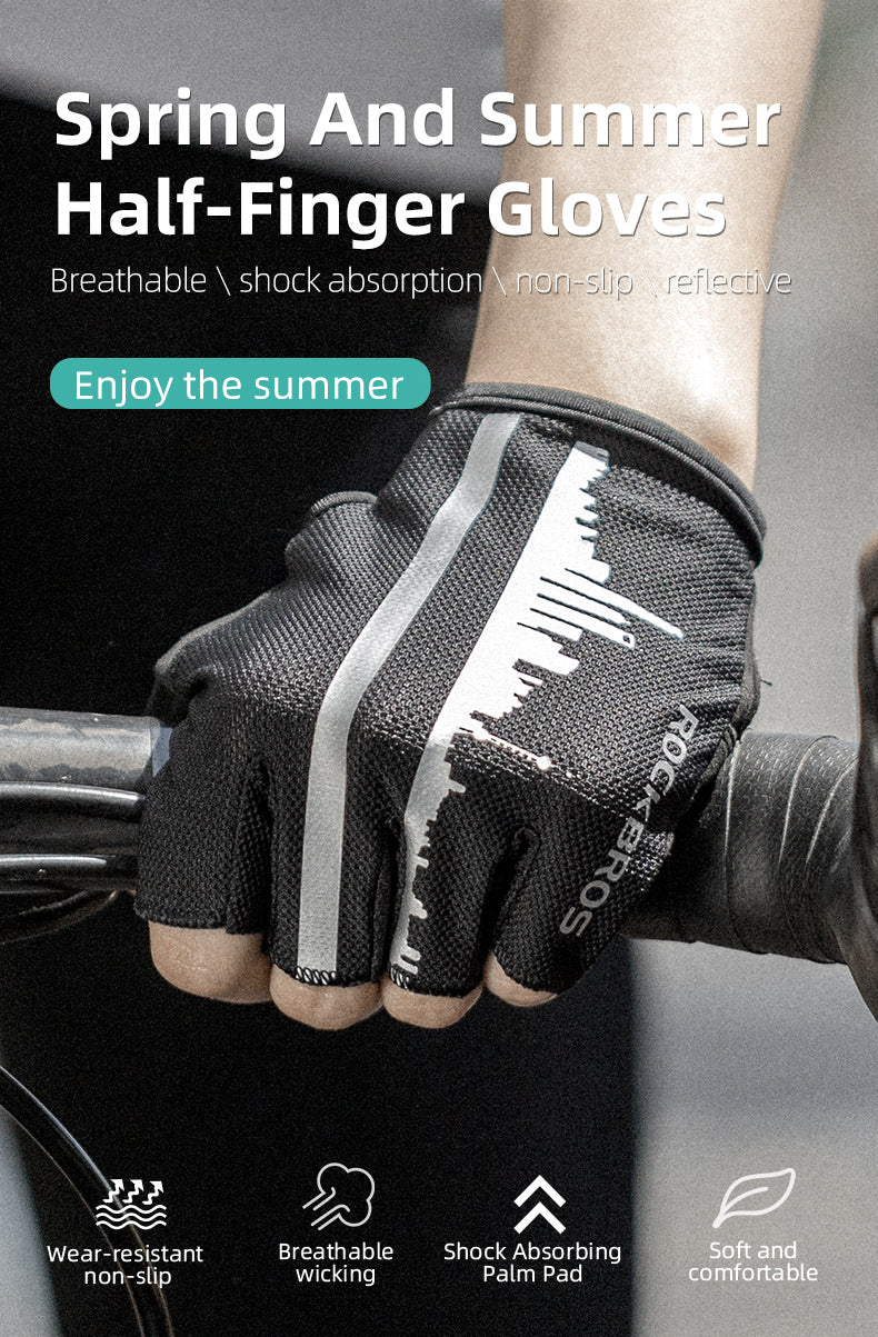 Cycling Half Finger Anti-slip Gloves