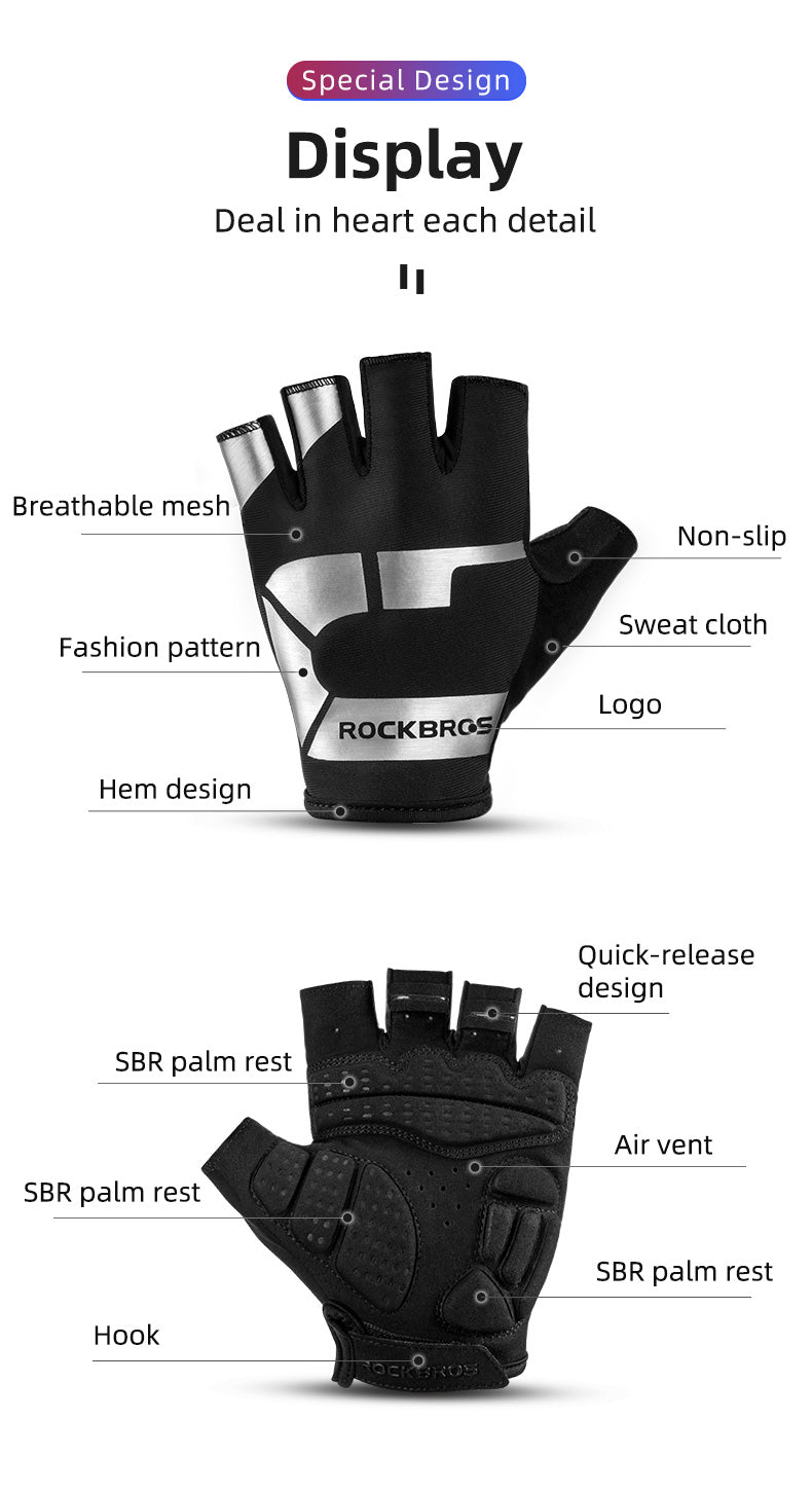 Fashion Printing Outdoor Sports Gloves