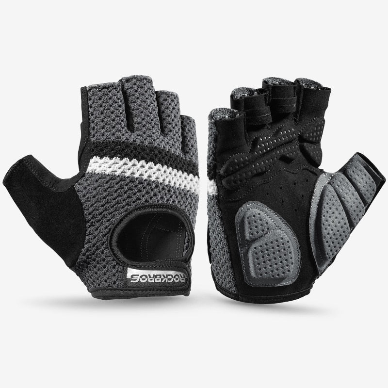 Breathable half-finger gloves