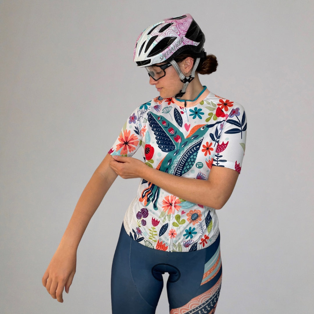 Happy Bird Cycling Jersey Side Demo