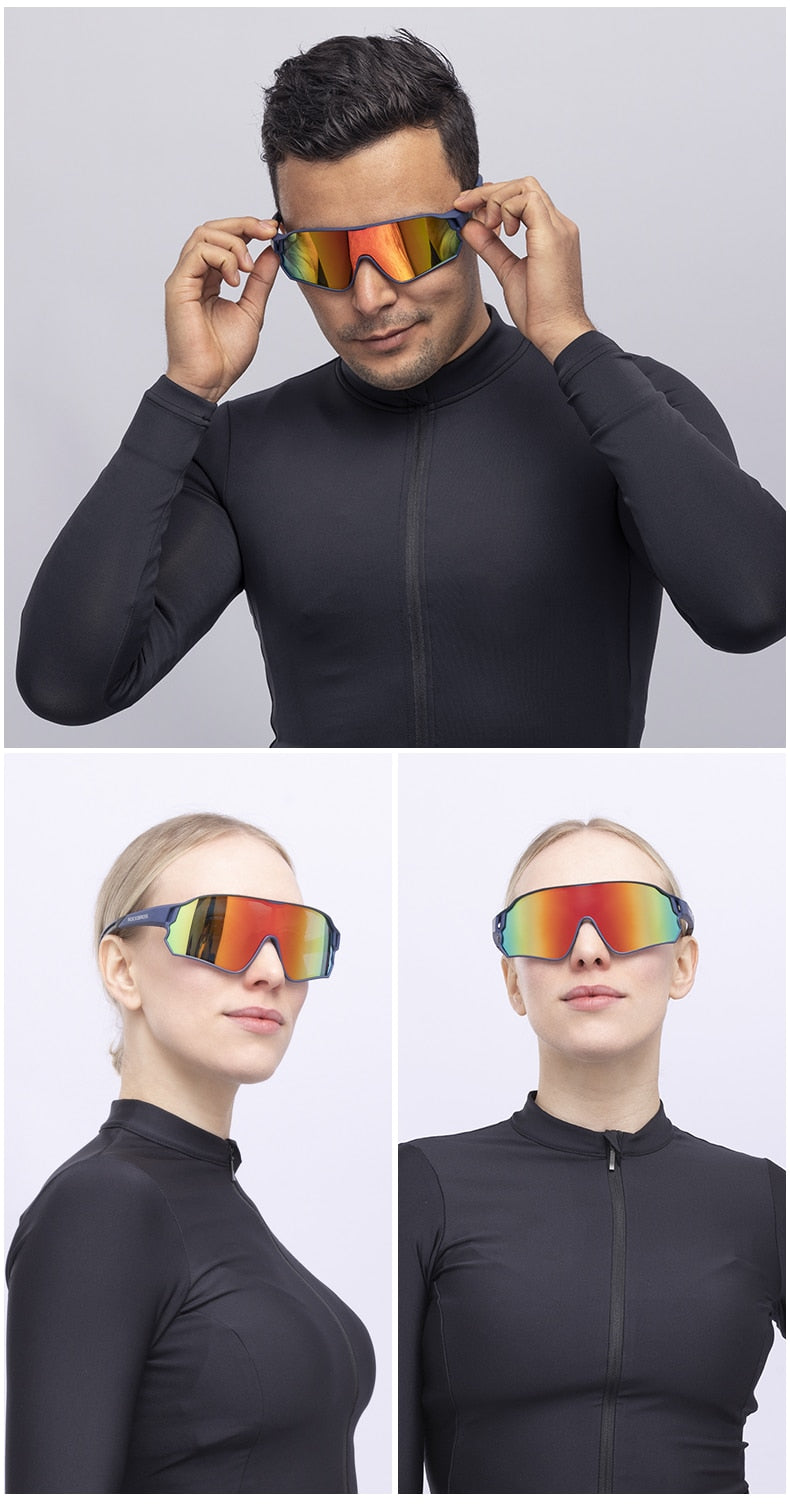 Fashionable Polarized Cycling Glasses with Myopia Frame