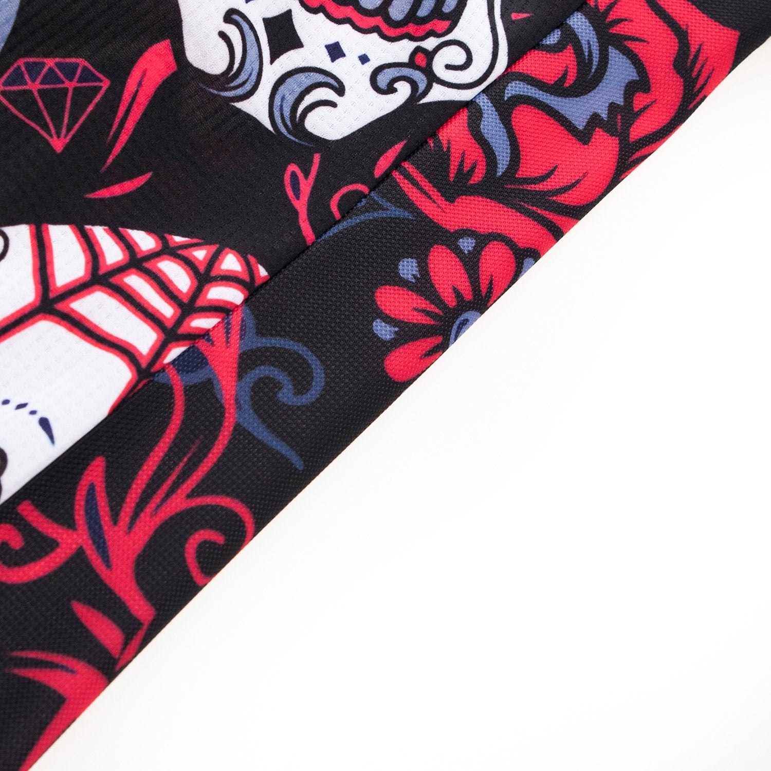 Pink Skull Flowers | Women's Long Sleeve Cycling Jersey