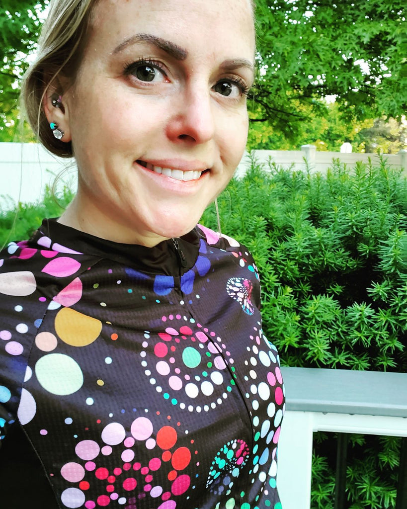 Colorful Bubbles | Women's Long Sleeve Cycling Jersey