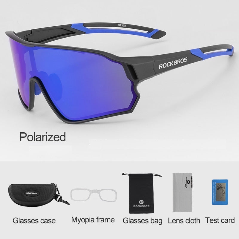 Fashionable Polarized Cycling Glasses with Myopia Frame – Cycling Frelsi