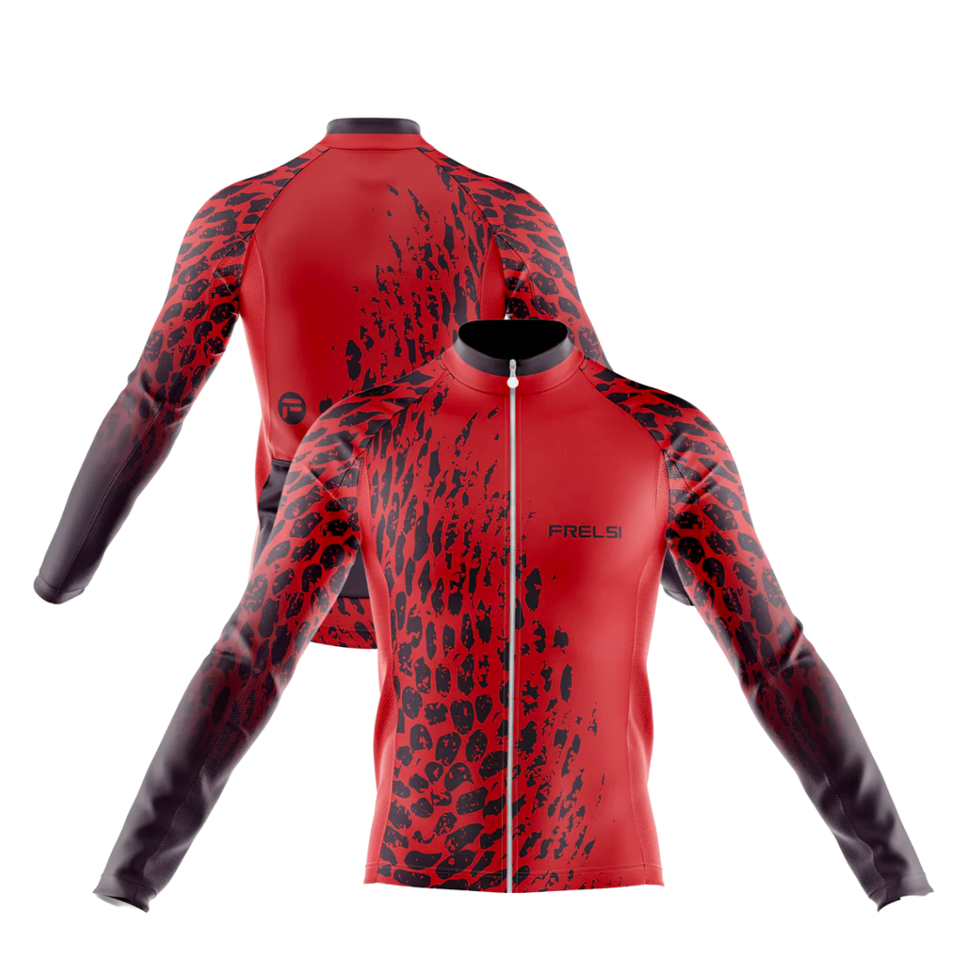 Red Spotted Cycling Jersey | Frelsi New Arrival