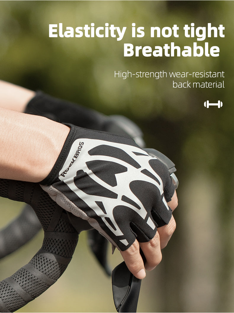 Half Finger Reflective Cycling Gloves