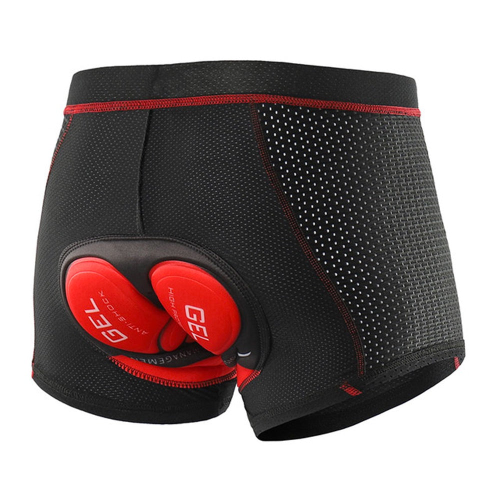 Shockproof Cycling Underwear Red