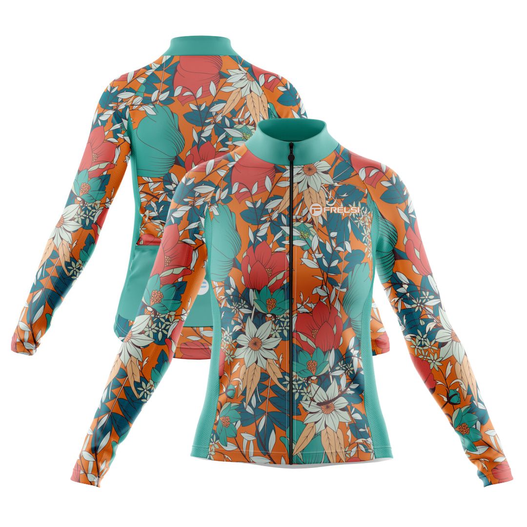 Tropical Fusion | Frelsi Long Sleeve Cycling Jersey