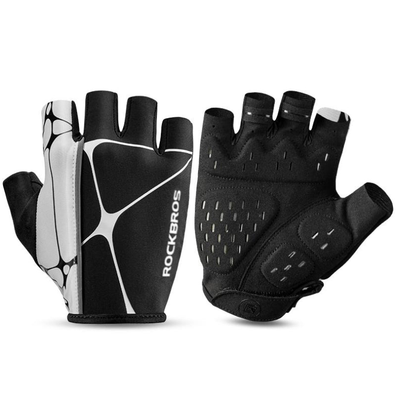 Breathable Half Finger Reflective Gloves
