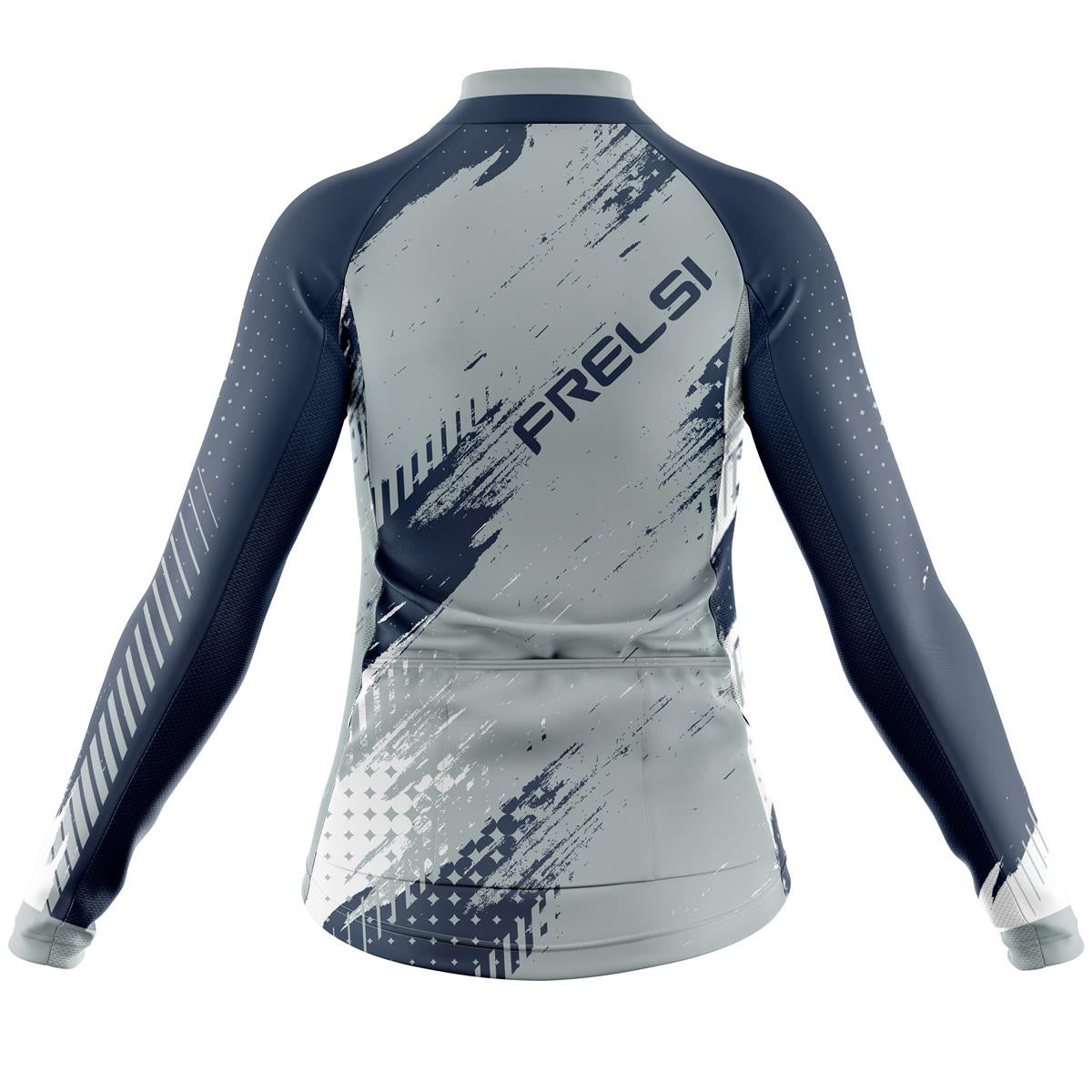 Black and White Sketch | Women's Long Sleeve Cycling Jersey