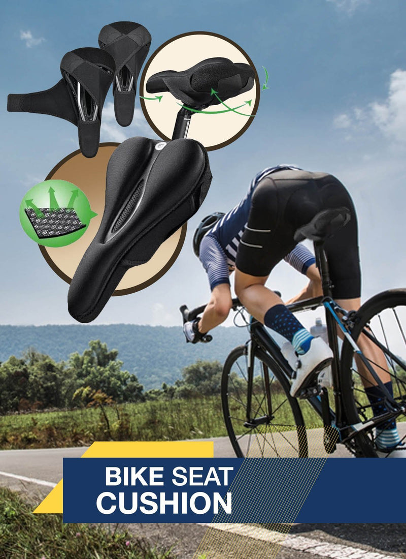 Not everyone LOVES having a bike seat cushion…..but it is a necessity.