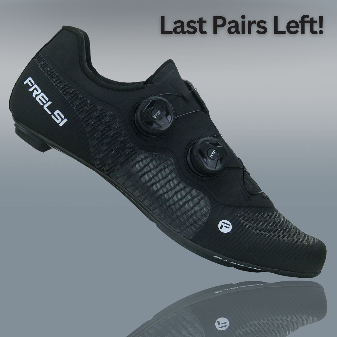 Black Pro Carbon Team Shoes | Built for Speed & Comfort